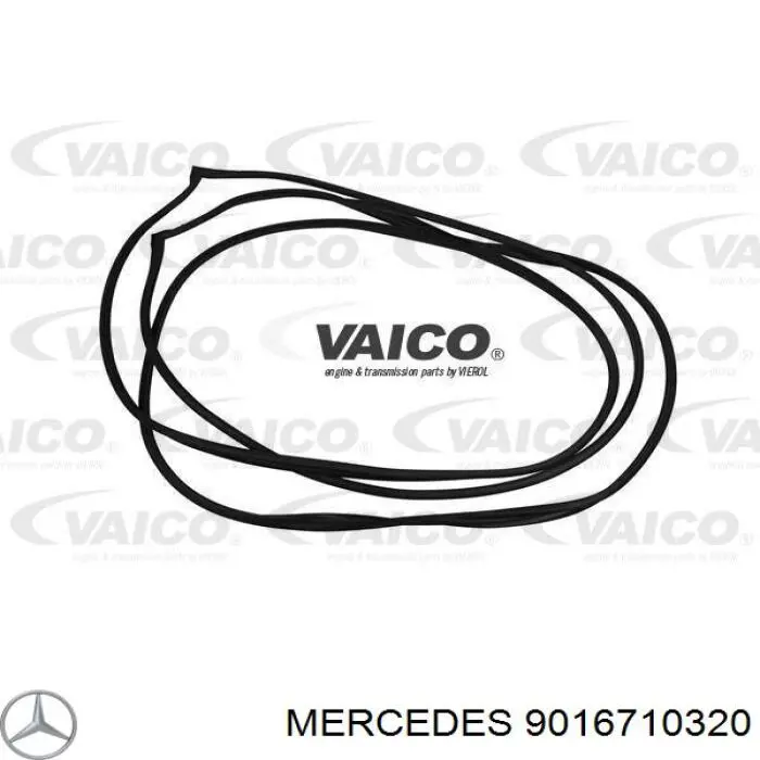 Uszczelka szyby przedniej Mercedes 9016710220 cena, od 25,27 USD