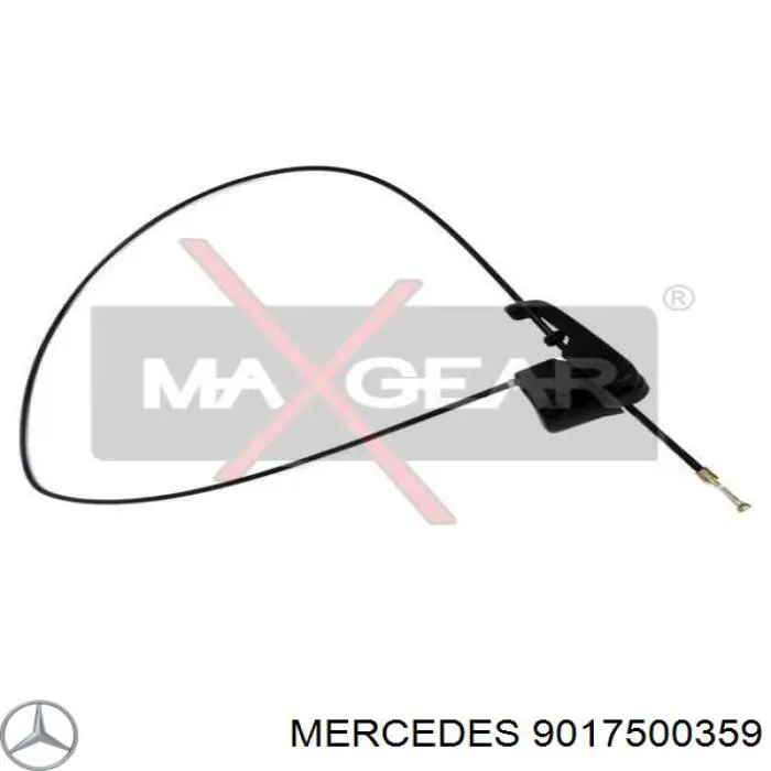 Do koszyka 9017500359 Mercedes Linka otwierania maski
