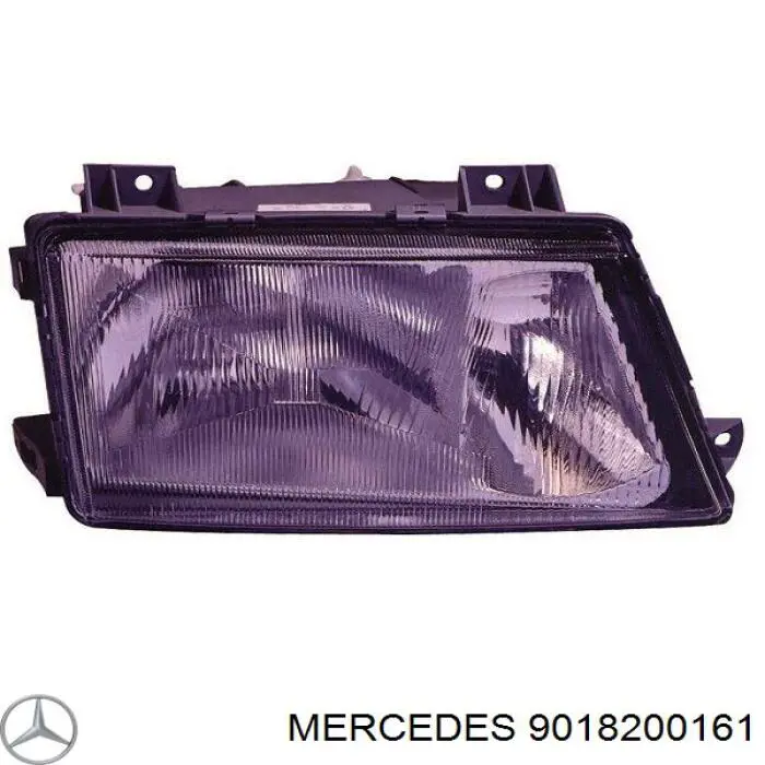 9018200161 Mercedes Reflektor lewy