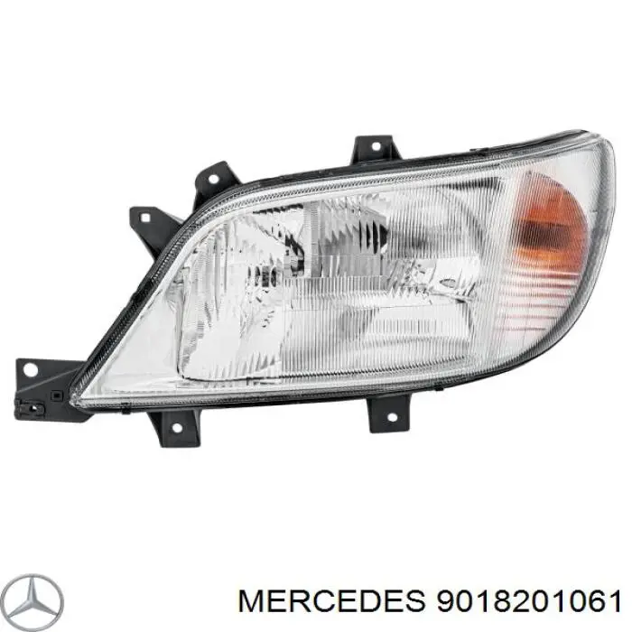 9018201061 Mercedes Reflektor lewy