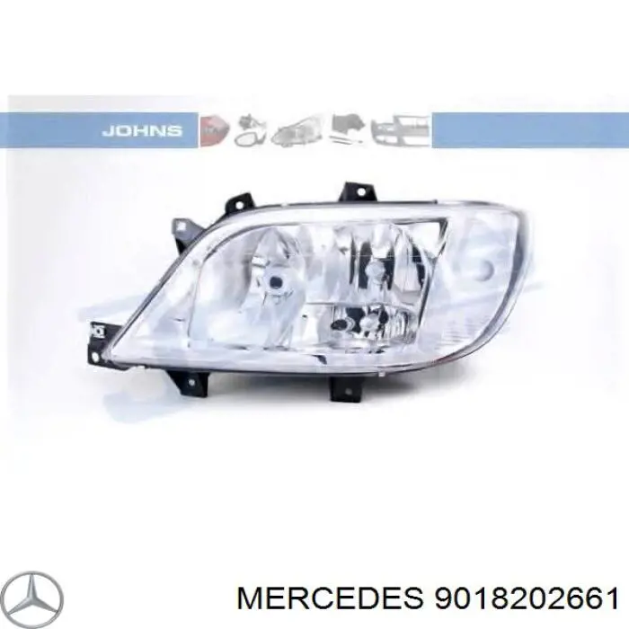 Reflektor lewy Mercedes 9018202661 cena, od 18,03 USD