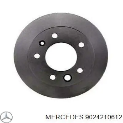Do koszyka 9024210612 Mercedes Tarcza hamulcowa przednia