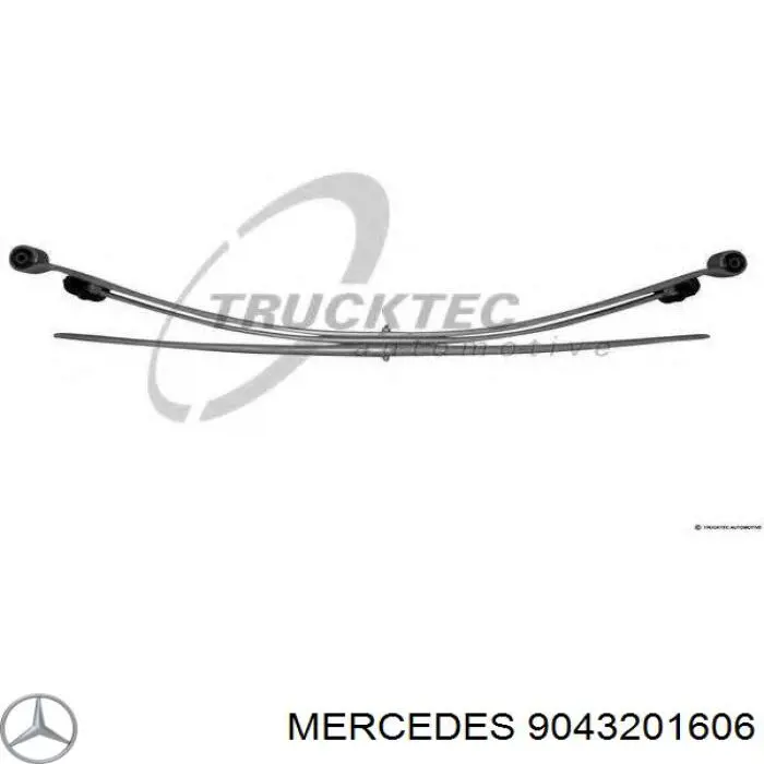Resor tylny Mercedes 9043201606 cena, od 232,86 USD