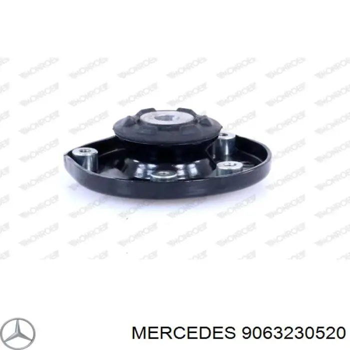 Do koszyka 9063230520 Mercedes Poduszka amortyzatora przedniego
