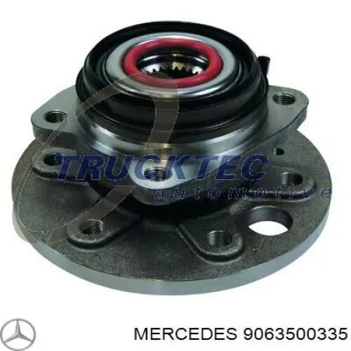 Do koszyka 9063500335 Mercedes Piasta tylna