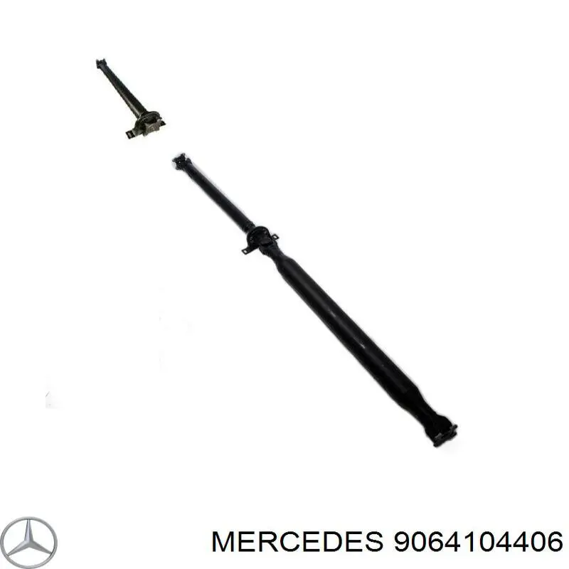 Wał Cardana tylny, kompletny Mercedes 9064104406 cena, od 291,54 USD