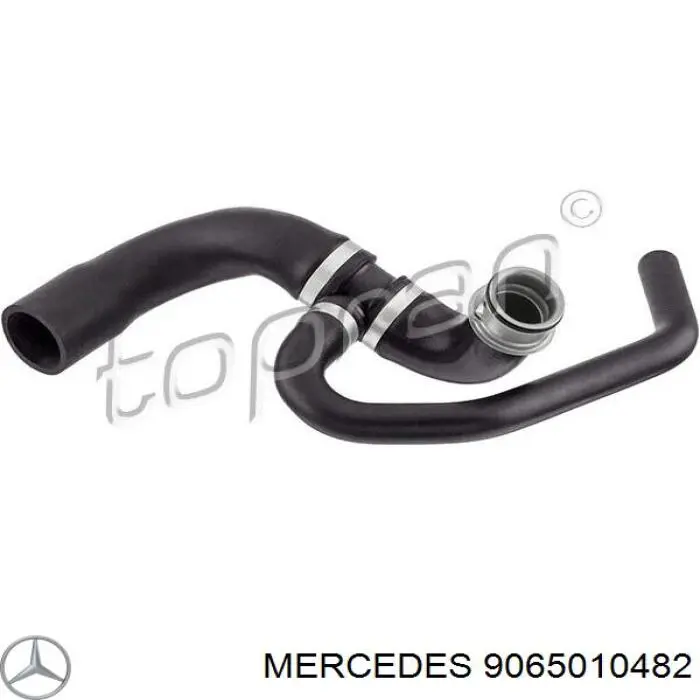 Przewód (króciec) chłodnicy dolny Mercedes 9065010482 cena, od 32,50 USD