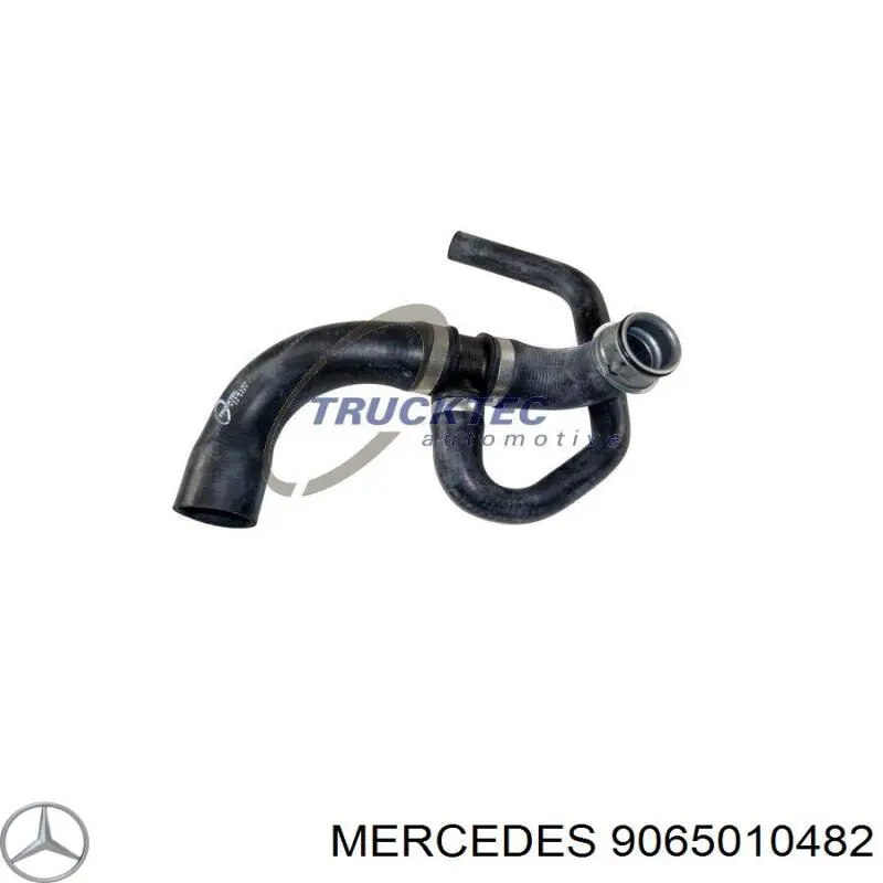 Do koszyka 9065010482 Mercedes Przewód (króciec) chłodnicy dolny