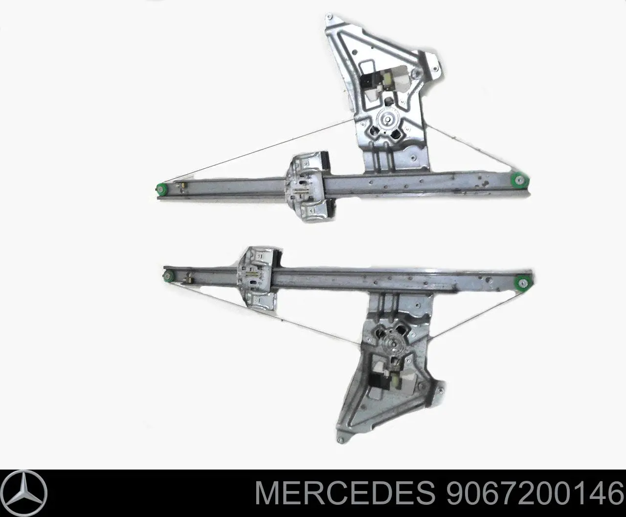 9067200146 Mercedes Mechanizm podnoszenia szyby drzwi przednich prawych