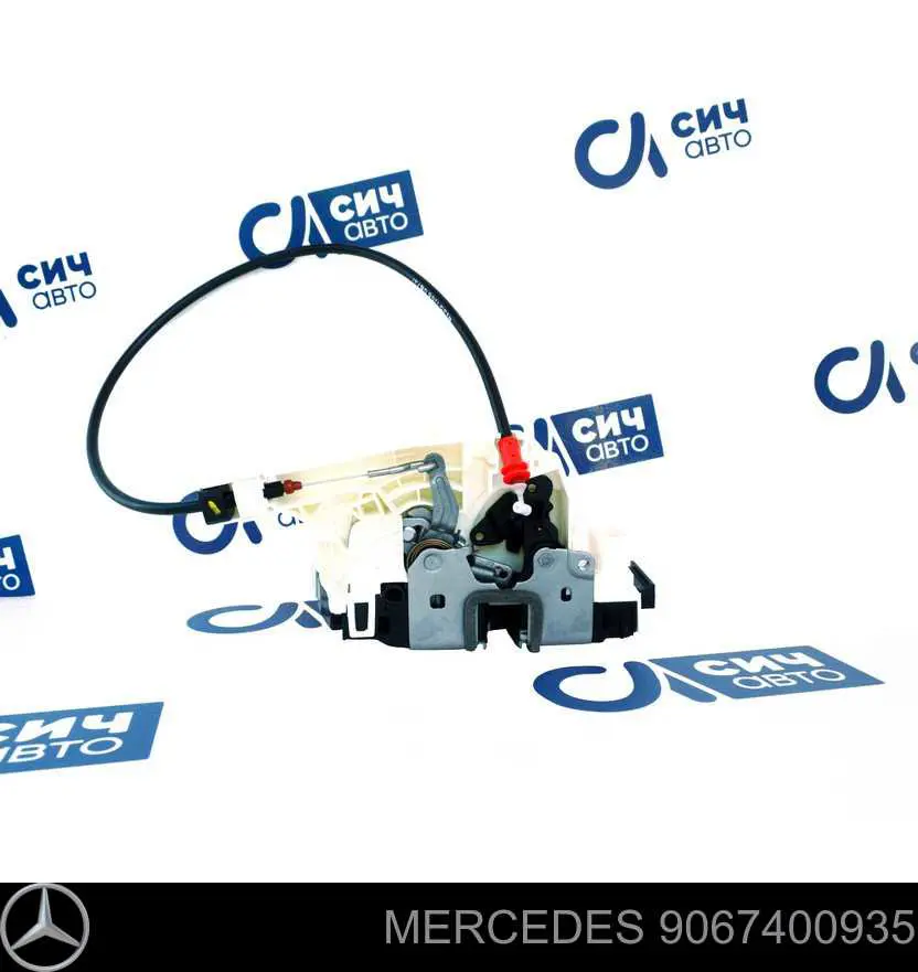 9067400935 Mercedes Zamek drzwi tylnych prawych skrzydłowych