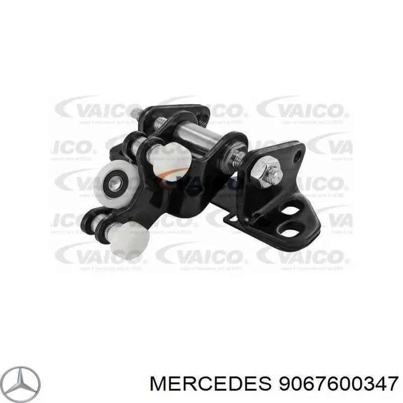 Do koszyka 9067600347 Mercedes Rolka drzwi bocznych (przesuwnych) prawa środkowa
