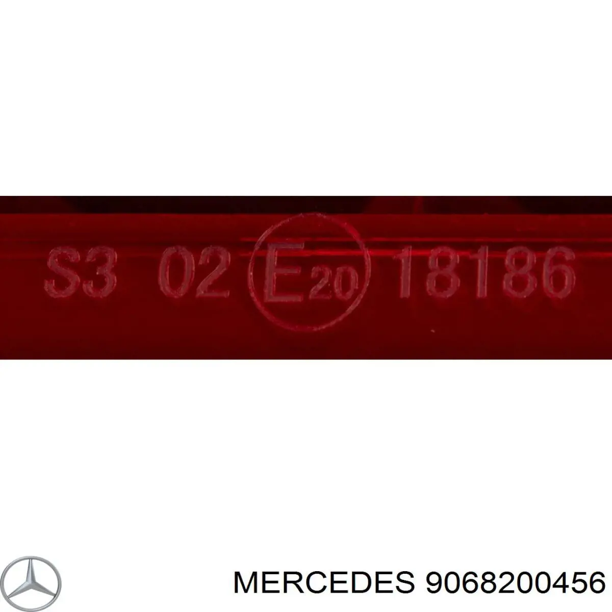 9068200456 Mercedes Lampa stop tylna dodatkowa