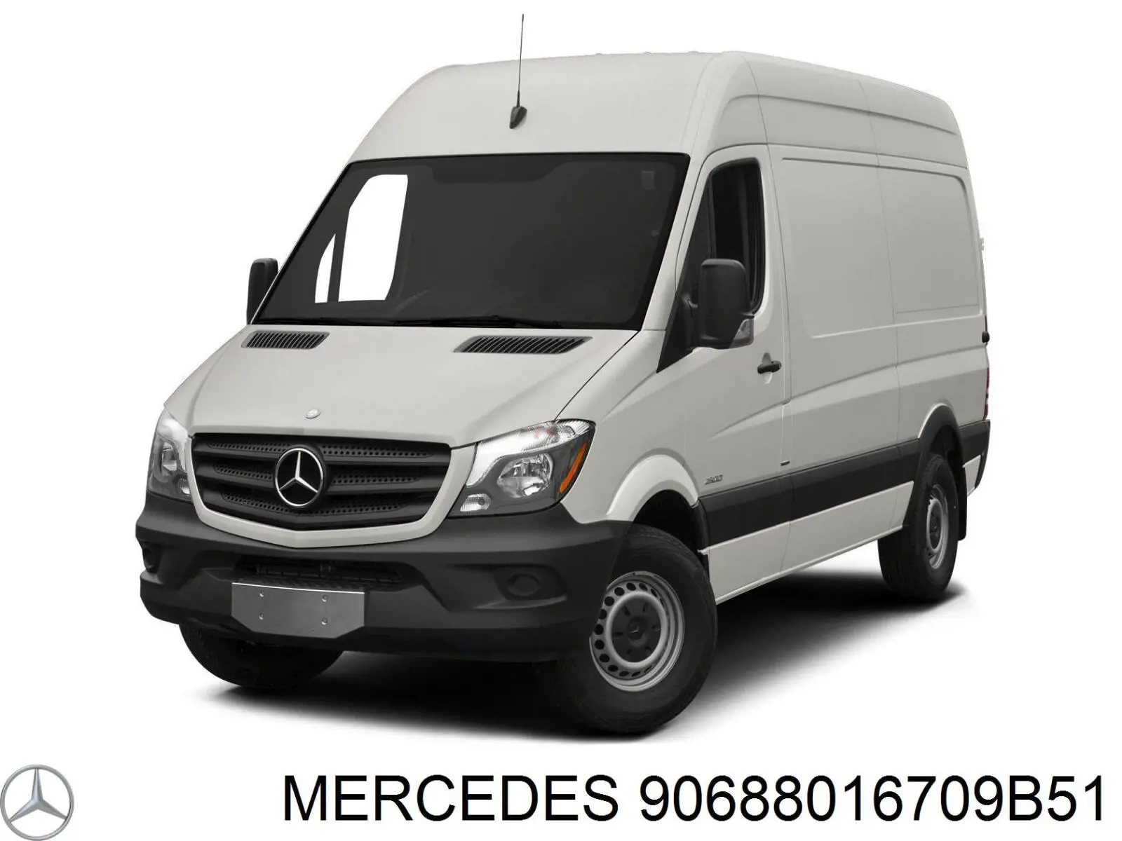 Zderzak przedni Mercedes 90688016709B51 cena, od 27,20 USD