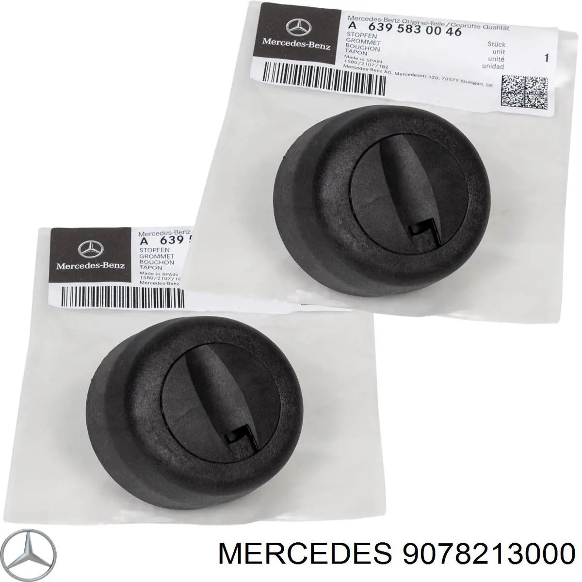Do koszyka 9078213000 Mercedes Czujnik zamykania drzwi (wyłącznik krańcowy), na drzwiach przesuwnych
