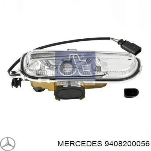 Lampa przeciwmgielna lewa A9408200056 Mercedes