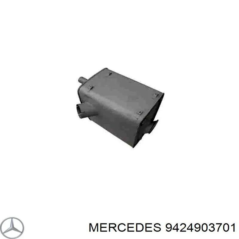 Do koszyka Tłumik, tylna część Mercedes Benz Truck TRUCK ACTROS  