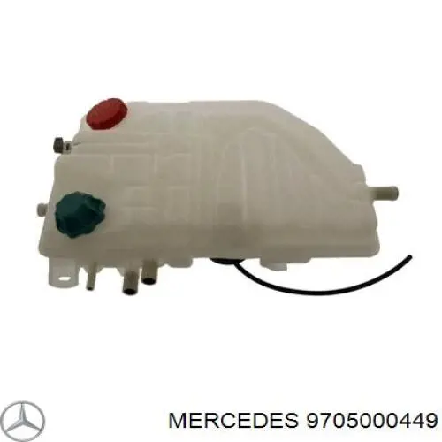 Do koszyka 9705000449 Mercedes Zbiorniczek wyrównawczy układu chłodzenia