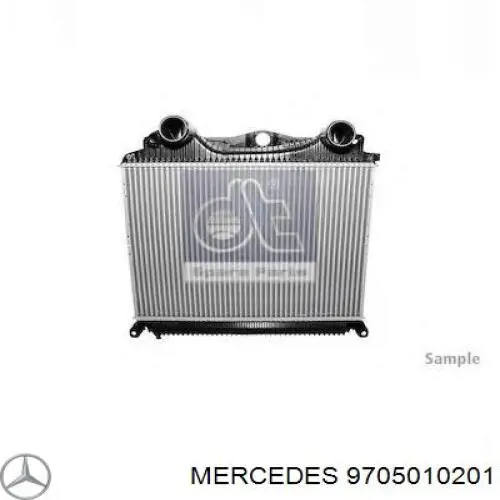 Chłodnica intercoolera Mercedes 9705010201 cena, od 381,19 USD