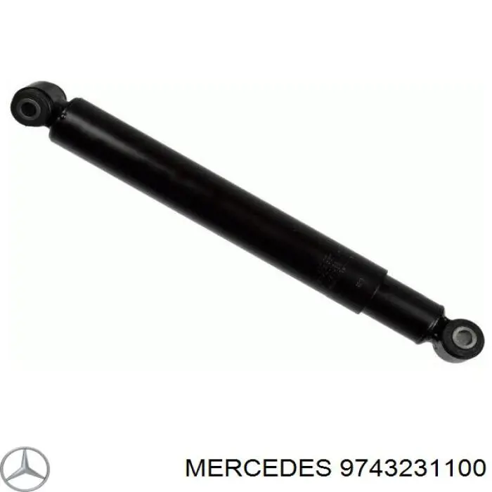 Do koszyka 9743231100 Mercedes Amortyzator przedni