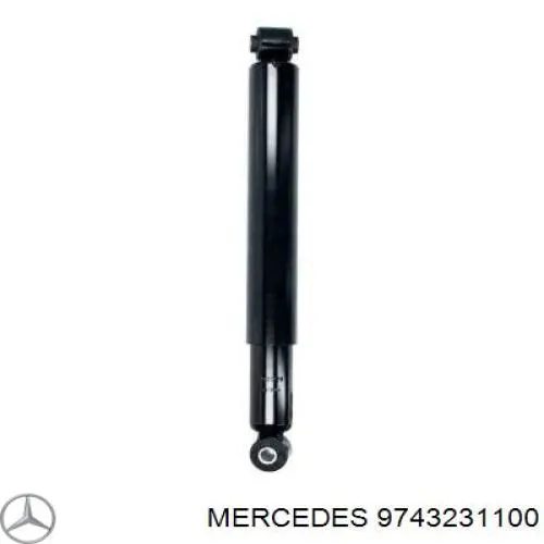Amortyzator przedni 9743231100 Mercedes