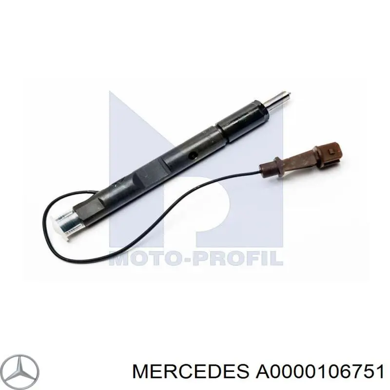 Do koszyka A0000106751 Mercedes Wtryskiwacz paliwa