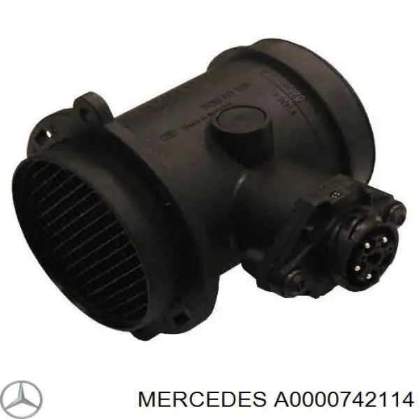 Czujnik przepływu powietrza, przepływomierz powietrza M.A.F. Mercedes A0000742114 cena, od 222,29 USD