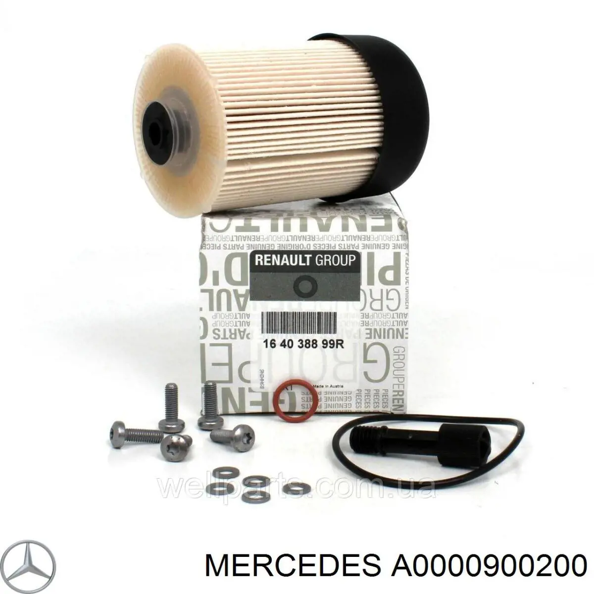 Filtr paliwa Mercedes A0000900200 cena, od 16,28 USD