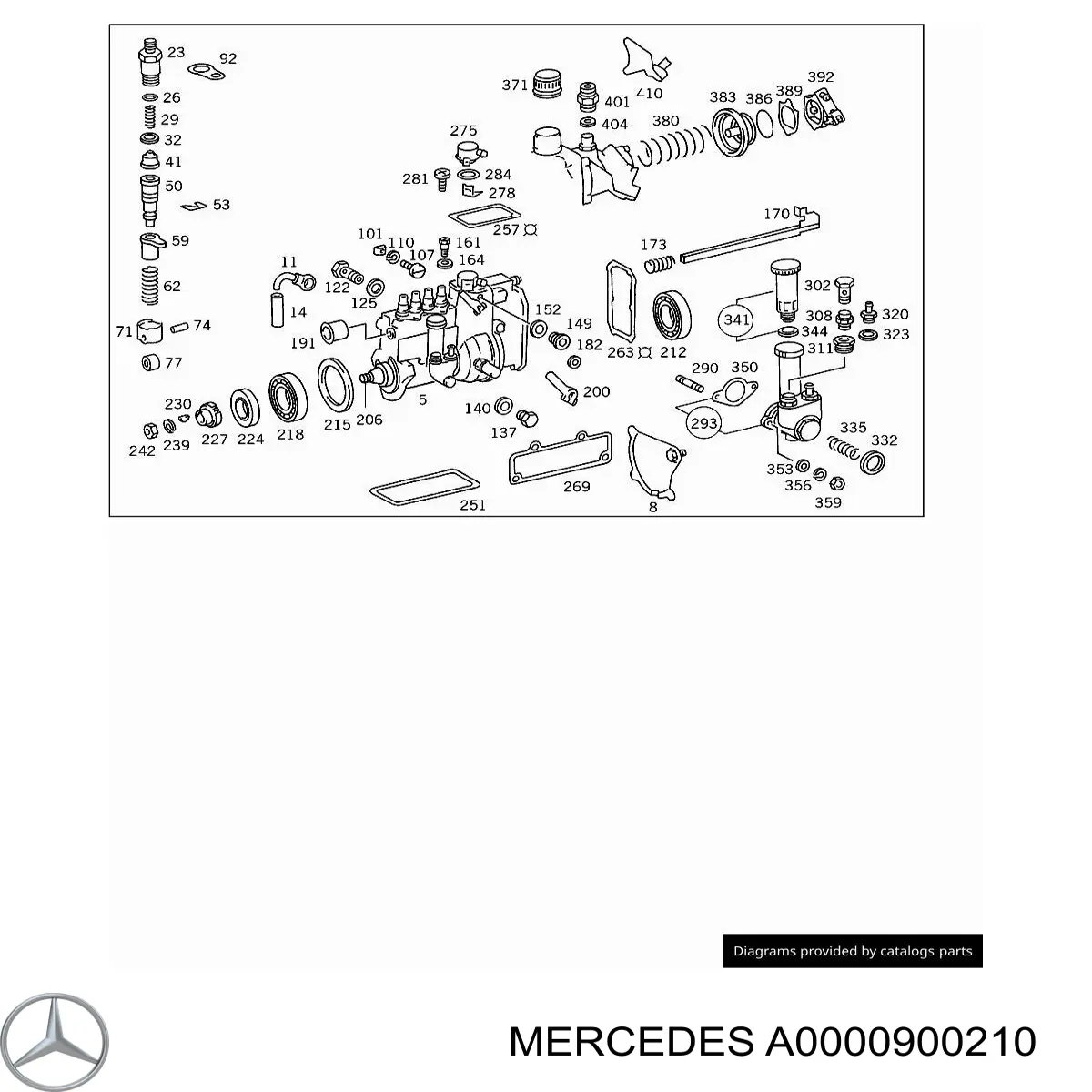 Do koszyka A0000900210 Mercedes Zestaw naprawczy pompy paliwa pomocniczej ręcznej