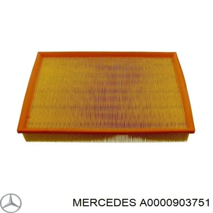 Filtr powietrza Mercedes A0000903751 cena, od 10,90 USD