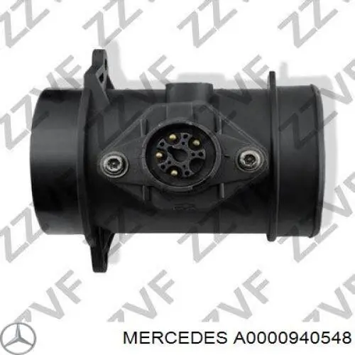 A0000940548 Mercedes Czujnik przepływu powietrza, przepływomierz powietrza M.A.F.