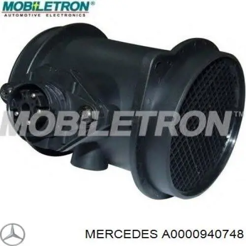 Czujnik przepływu powietrza, przepływomierz powietrza M.A.F. Mercedes A0000940748 cena, od 51,88 USD