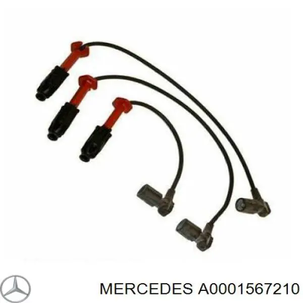 Do koszyka A0001567210 Mercedes Końcówka świecy zapłonowej
