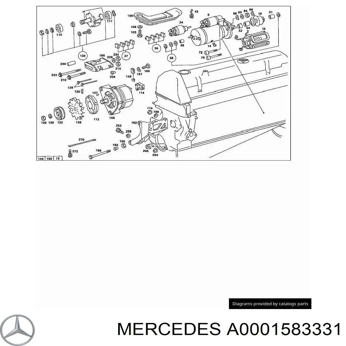 Do koszyka A0001583331 Mercedes Palec rozdzielacza zapłonu