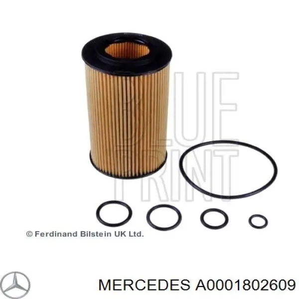Filtr oleju A0001802609 Mercedes