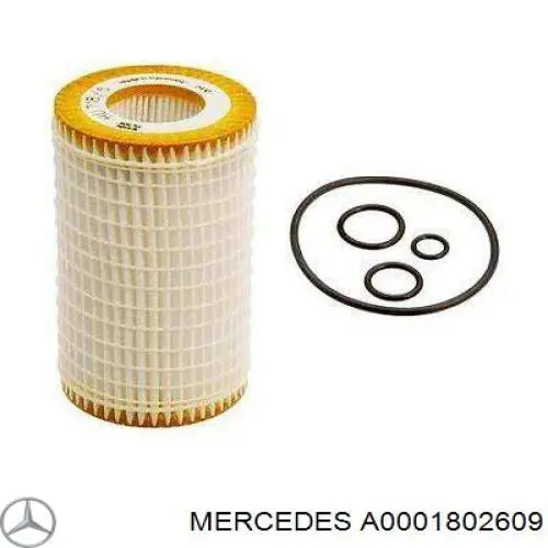 Filtr oleju Mercedes A0001802609