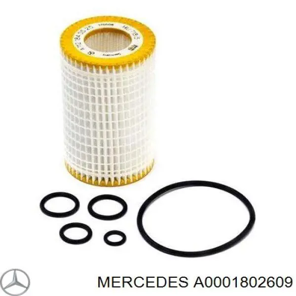 A0001802609 Mercedes Filtr oleju