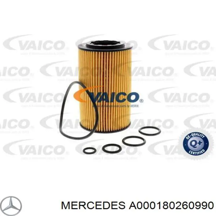 A000180260990 Mercedes filtr oleju