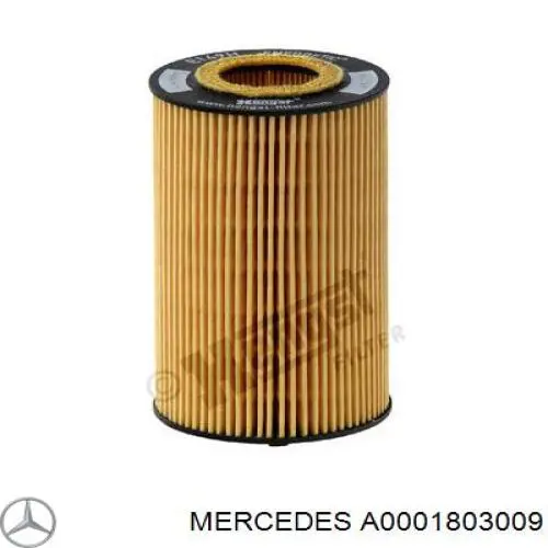 Do koszyka A0001803009 Mercedes Filtr oleju