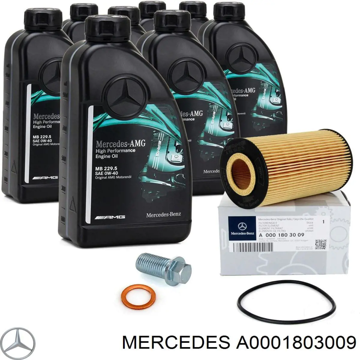 Filtr oleju Mercedes A0001803009