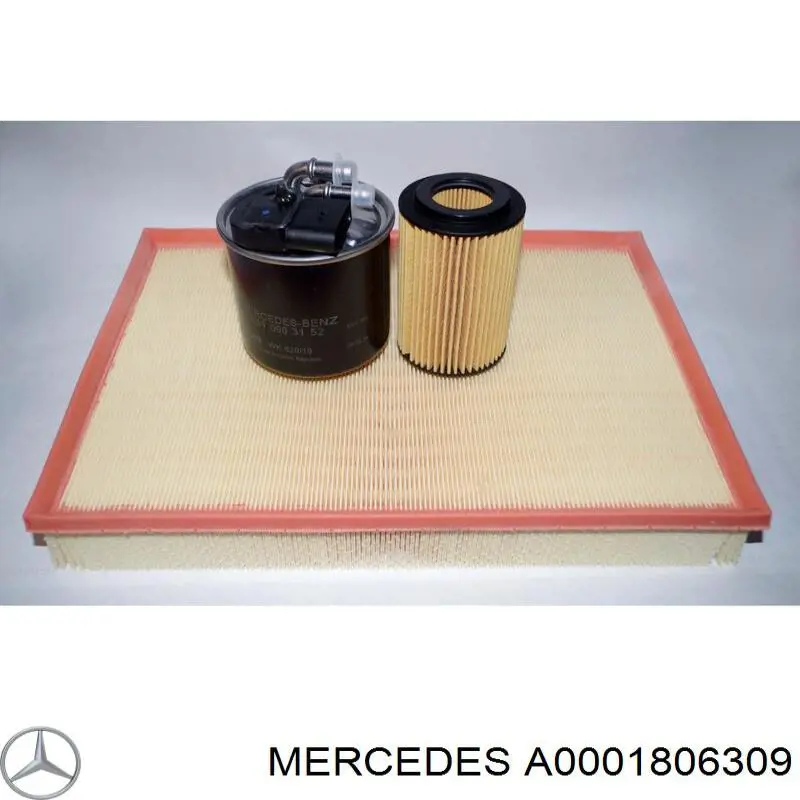 A0001806309 Mercedes Zestaw filtrów na silnik