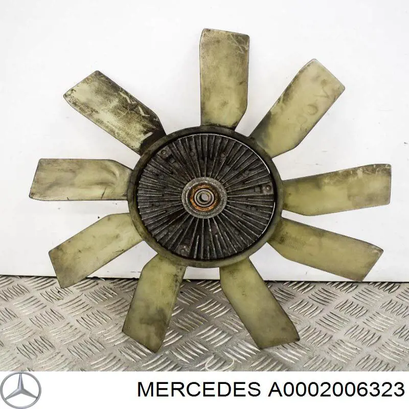 A0002006323 Mercedes Sprzęgło wiskotyczne wentylatora chłodzenia