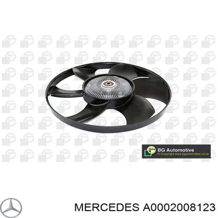 Sprzęgło wiskotyczne wentylatora chłodzenia Mercedes A0002008123 cena, od 91,58 USD