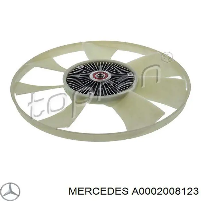 Sprzęgło wiskotyczne wentylatora chłodzenia Mercedes A0002008123 cena, od 102,16 USD