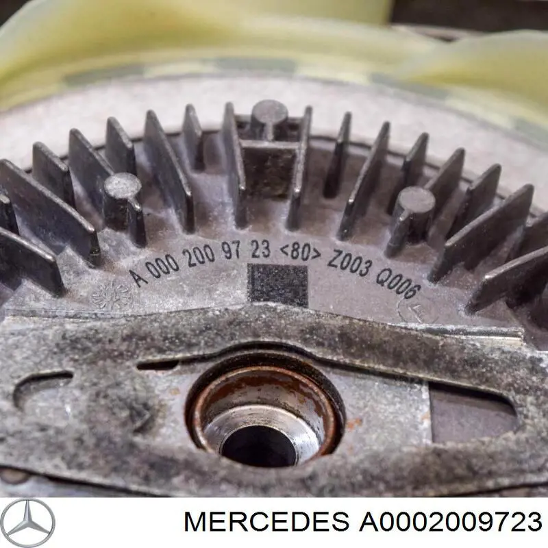 Do koszyka A0002009723 Mercedes Sprzęgło wiskotyczne wentylatora chłodzenia