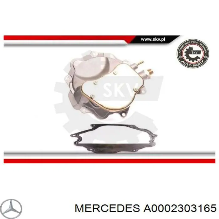 Pompa podciśnienia Mercedes A0002303165