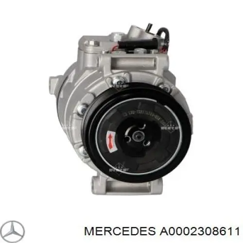 Sprężarka klimatyzacji Mercedes A0002308611 cena, od 194,09 USD
