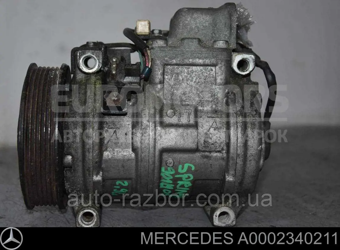 Sprężarka klimatyzacji Mercedes A0002340211 cena, od 228,54 USD