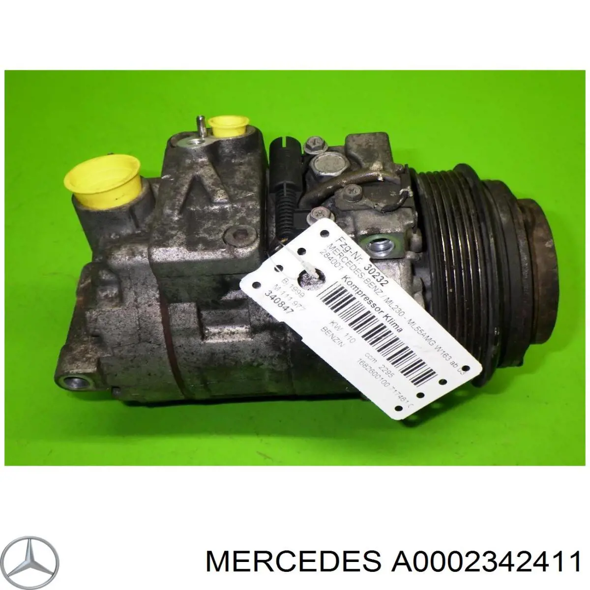 A0002342411 Mercedes sprężarka klimatyzacji