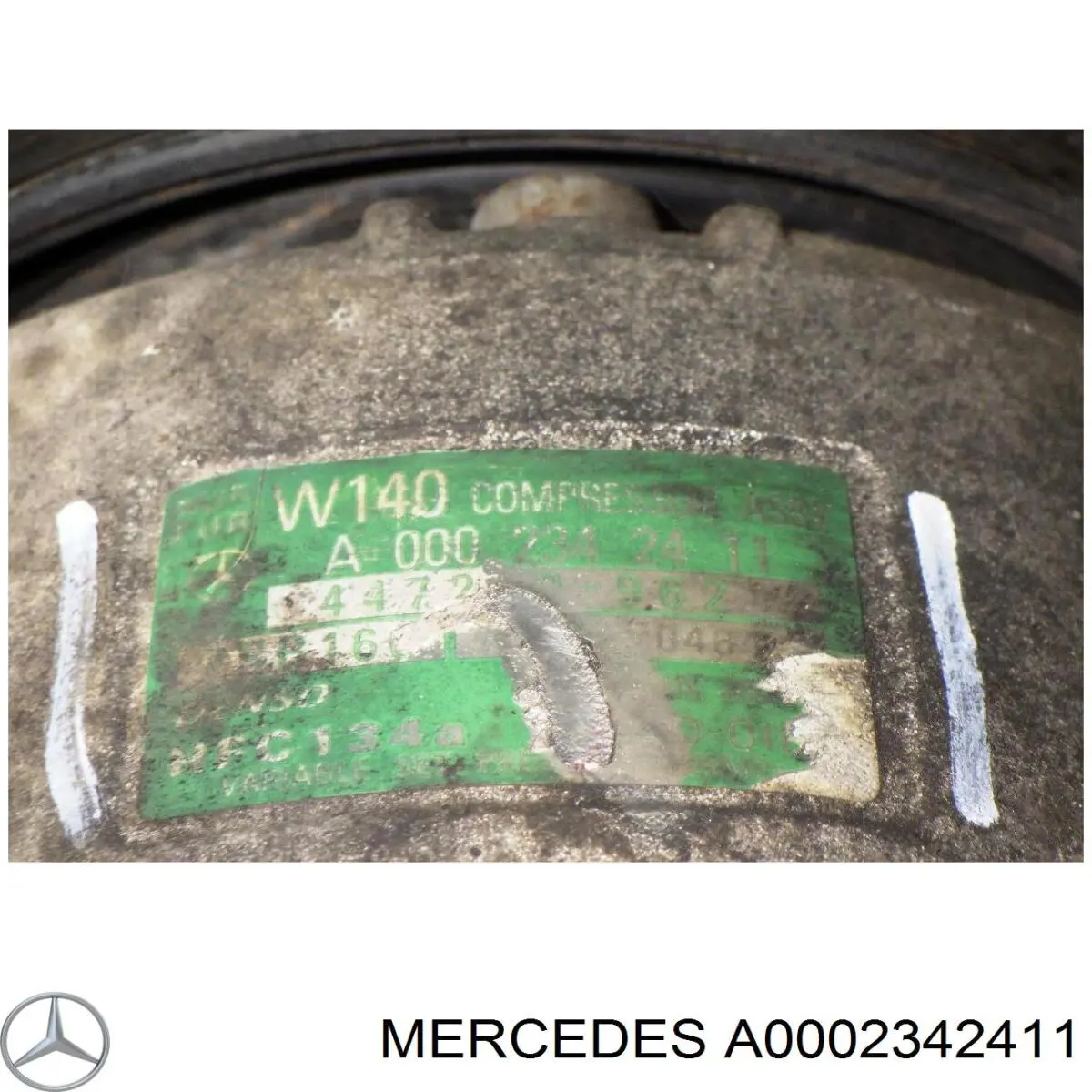 Do koszyka A0002342411 Mercedes Sprężarka klimatyzacji