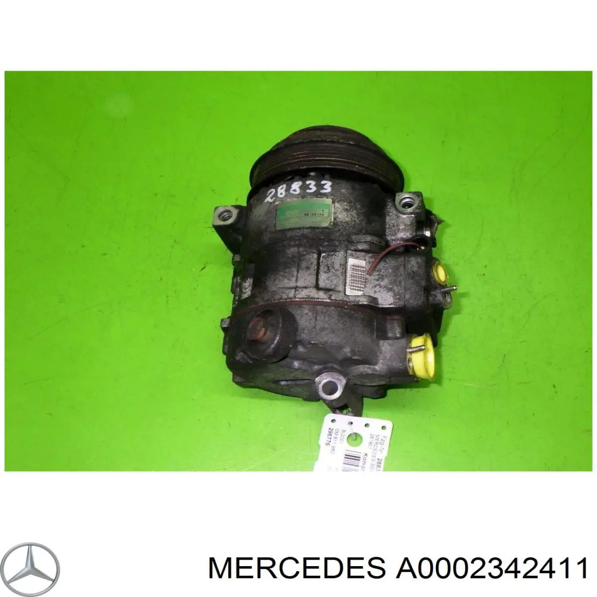 Sprężarka klimatyzacji Mercedes A0002342411 cena, od 126,21 USD
